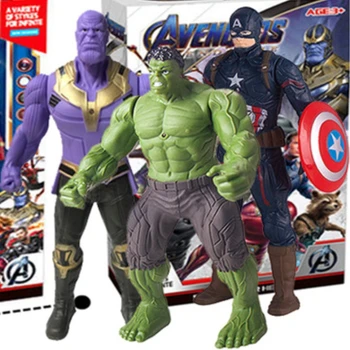 Marvel Iznenađujuće Ultimate Spider-Man i Hulk, Kapetan Amerika, Iron Man PVC Figurica Naplativa Model Igračke za Djecu, Dječje Igračke