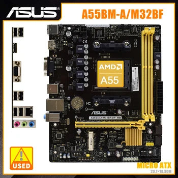 Matična ploča ASUS A55BM-A / M32BF Čipset AMD A55, FCH 2 × DDR3 DIMM 32G Socket FM2 + Socket 6 × Sučelje SATA II processador Pc Gamer