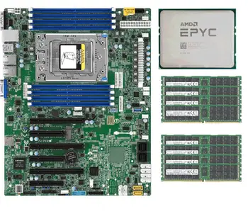 Matična ploča Supermicro H11SSL-i + procesor amd epyc 7551p + 8x32 GB (256 GB) ram-a 2666 Mhz