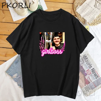 Mcyt Jschlatt Girlboss t-Shirt Ženska Muška Ljetna Zabavna Grafički t-Shirt S Šarlatanstvo Moja Omiljena Majica San SMP Merch Majica Top