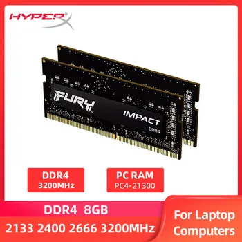 Memoria DDR4 memorija 8 GB 16 GB 2666 Mhz 2133/2400 Mhz Memorije laptop PC4-25600 21300 19200 1.2 memorija za laptop V SODIMM HyperX Fury