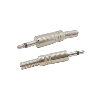 Metalni Tip Lemljenje 3,5 mm Utikač s Mono Utikačem Od 3,5 produžni kabel Kabel za slušalice Priključak 2 Pol audio jack Adapterom s Opružnim