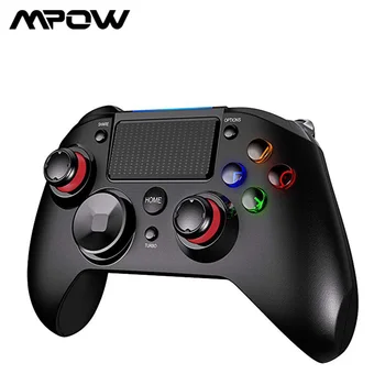 Mpow T4 Pro PC263 Bluetooth gaming kontroler, USB kabel/wireless gamepad PS4 sa 6-aksijalno гироскопом, pogodan za PS4/PC/Android telefon