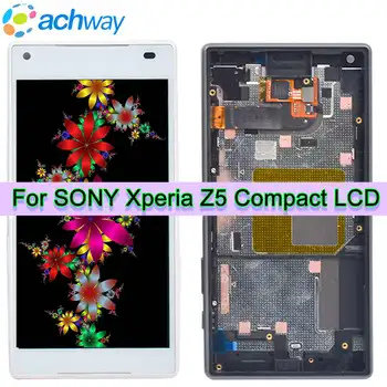 Muški 4,6 'LCD zaslon Za SONY Xperia Z5 Kompaktni LCD zaslon E5803 zaslon osjetljiv na dodir Digitalizator E5823, Zamjena za LCD Sony Z5 Mini LCD
