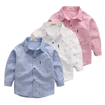 Nova Odjeća Za Male Dječake i Djevojčice, Modni Bluze Za Male Dječake, Majice s dugim Rukavima Za Djecu, Dječje Majice s sidra, Košulja od 1 do 10 godina