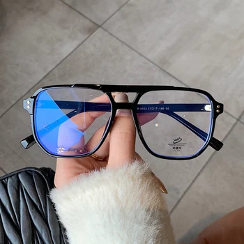 Novi 2021 Unisex Plavo Svjetlo Blokiranje računala Naočale Ženska Moda TR90 Okvira Boxy Vintage Naočale Anti-Stres Oka Naočale