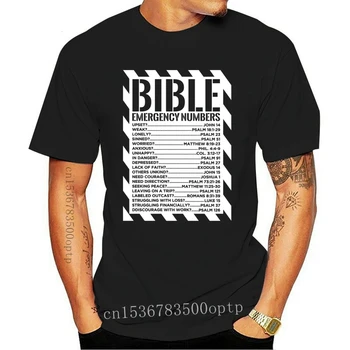 Novi Biblijski Broj Hitne pomoći 2021 Muška Košulja je Kršćanska Pobožnost Štovanja Isusa Krista Хлопковая Majica Moderan Klasični Stil