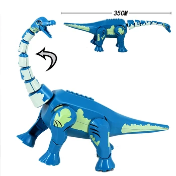 Novi Dinosaur jurske Брахиозавр DIY Blokovi Dinosauri Mini Modeli Građevinski Blokovi i Cigle Dječje Igračke, Životinje Dinosaur Igračka