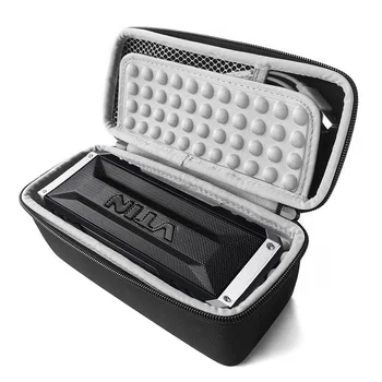 Novi EVA Prijenosni Prometni Torbica Na Munje, Zaštitna Torbica Od Umjetne Kože, Kutija, Torba Za Vtin, 20 W, Vodootporan Bluetooth Slušalica (Crna + siva)