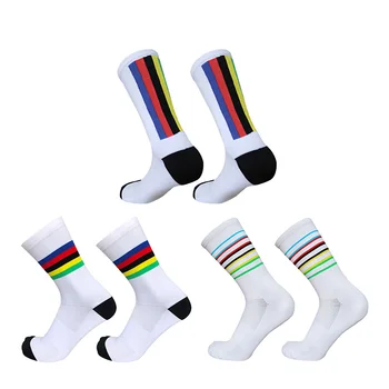 Novi stručni čarape za biciklizma u strip, sportske čarape, prozračna čarape za biciklizma na otvorenom, muške i ženske čarape calcetines ciclismo hombre