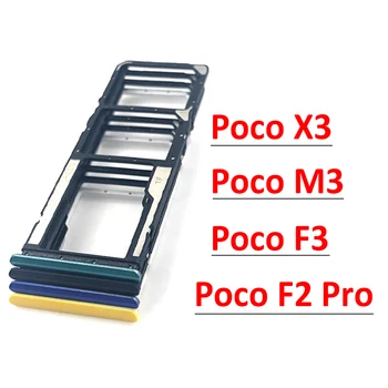 Novi Utor Za SIM karticu Police Držač Za Xiaomi Poco X3 NFC/Poco M3/Poco F3/Poco F2 Pro SIM Tray Pomoćni Dio