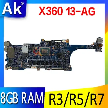 NOVOST ZA HP ENVY x360 Convertible 13-AG Matična ploča Matična ploča R3 R5 R7 Procesor AMD 8 GB ram-a 17885-2 matična ploča