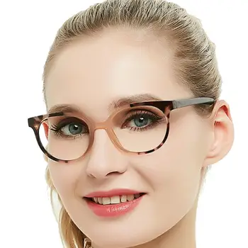 OCCI CHIARI Naočale Za Čitanje Ženske Okrugle Naočale Retro Prozirne Leće za Naočale Za Dalekovidnost Dalekovidnost Naočale Za Čitanje Dalekovidnost + 2
