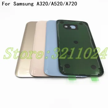 Originalna Baterija Stakleni Poklopac Kućišta Zamjena Za Samsung Galaxy A3 A5 A7 2017 A320 A520 A720 Stražnja Vrata S Logotipom
