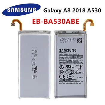 Originalni SAMSUNG baterija EB-BA530ABE 3000 mah bateriju za Samsung Galaxy A8 2018 A530 SM-A530 A530F A530K A530L A530S A530S A530W A530N/DS