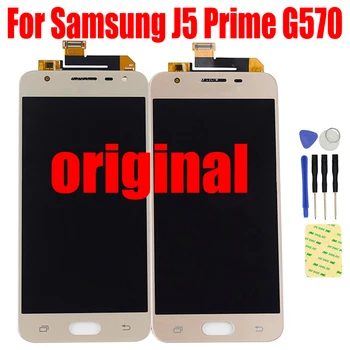 Originalni Samsung Galaxy J5 Prime LCD zaslon G570 SM-G570F G570L G570K G570Y LCD Zaslon Pantalla Zaslon Osjetljiv na dodir Digitalizator Sklop