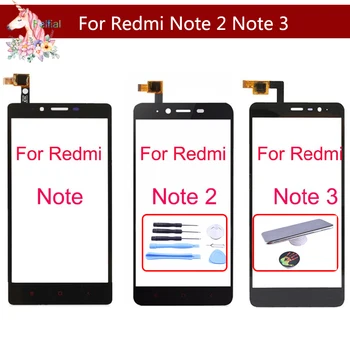 ORIGINALNI Za Xiaomi Redmi Napomena 2 Napomena 3 Zaslon Osjetljiv na dodir Digitalizator Touchpad Senzor Prednji Vanjski Kristal Note2 Zaslon Osjetljiv na dodir BEZ LCD zaslona