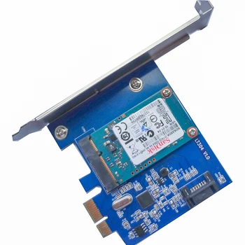PCI Express X1 karticu za MSATA SSD SATA 3,0 Kombinirana Memorijska Proširenja 6 Gb/s Chipset ASM1061 PCIE SATA Konverter Adapter Kartice