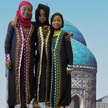 Pletenje Muslimanska Абайя Za Djecu Saudijska Islamska Odjeća Kaftan Molitvene Haljine Duge Haljine Šarene Djeca Turska Dubai Tradicionalni