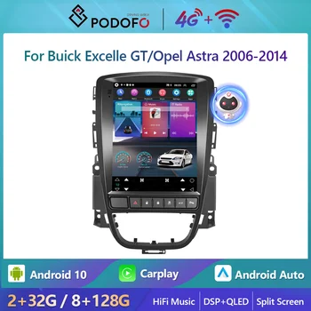 Podofo Uređaj Za Buick Excelle GT Opel Astra 2006-2014 4G WiFi Carplay Авторадио Stereo Player 8 + 128 g Ai Glas HiFi Muzika