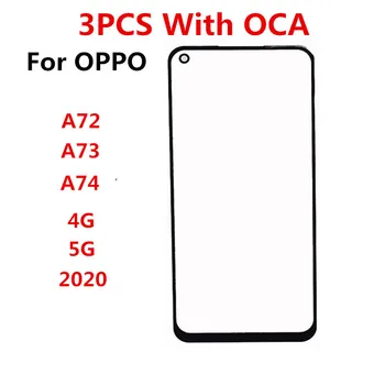 Prednji zaslon Za OPPO A72 A73 A74 2020 4G 5G Touchpad LCD zaslon Od Stakla Zamjena Rezervnih Dijelova + OSA