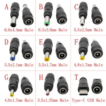 Priključak napajanja dc 5,5x2,1 mm Ženski priključak za adapter 6,0x4,4 6,3x3 5,5x2,5 5,5x1,7 4,8x1,7 4,0x1,7 3,5x1,35 mm Adapter je Pretvarač