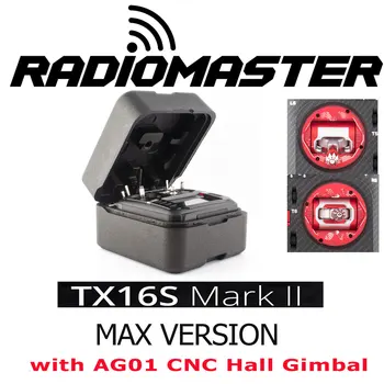 RadioMaster TX16S MAX MKII AG01 Kompletan OBRADNI Hall Карданы Odašiljač Daljinski Upravljač ELRS 4в1 Podrška EDGETX OPENTX