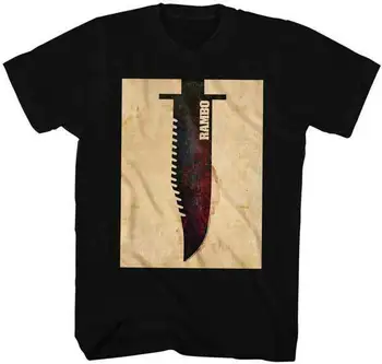 Rambo Je Prva Krv Nož Za Preživljavanje Muška T-Shirt 80-Ih Film Merch