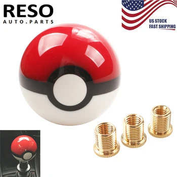 RESO-Besplatna dostava 12x1,25 mm Ručka prebacivanje Pokeball Krunica Prebacivanje Pokemon PokeBall s Adapterima
