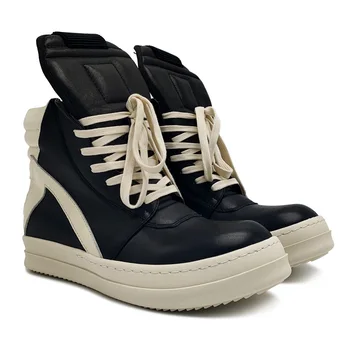 Rick RO Owens/jesensko-zimske muške cipele u stilu hip-hop sa visokim берцем od bičevati, muške zimske cipele, Ženske cipele 2021