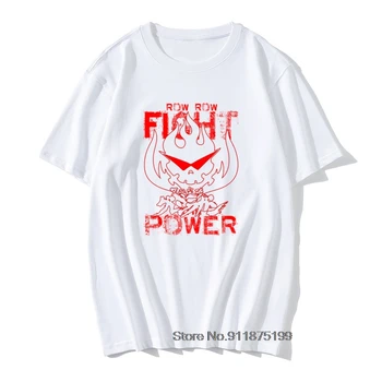 Row Fight The Power Majica Muška Tengen Toppa Akai Лаганн Premium Хлопковая Majica Vintage Free T-Shirt Brza Dostava Cool Majica