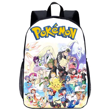 Ruksak s pokemon likovi su japanske anime Pikachu Чармандер Генгар uzorak rođendanski poklon studentski celina sportska torba
