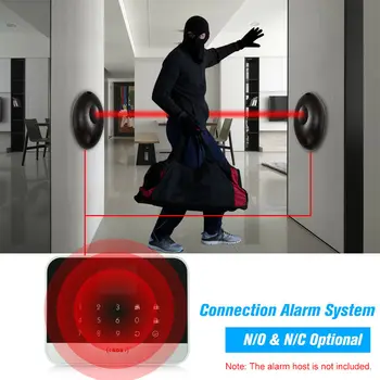 Senzor Za Alarm 20 M Ic (Infracrvene) Zrake Sigurnosti Pv Automatski Prozori Vrata Vrata Promiče Barijera Detektor Kućnoj Sigurnosti Zaštita