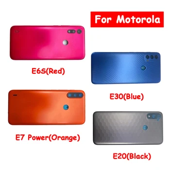 Smjenski Stražnji Poklopac pretinca za baterije sa Ljepilom Za Motorola Moto E6 Plus E6S E7 Power E20 E40 E7 Plus Straga Stražnji Poklopac