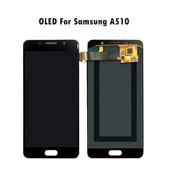 Super OLED za Samsung Galaxy A5 (2016) Za A510 A510F zaslon Osjetljiv na dodir digitalizator LCD zaslon Zamjena s jednom malom bodova