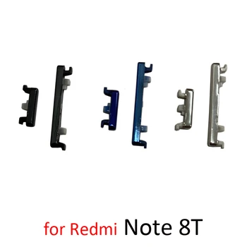 Tipka za Ugađanje glasnoće hrane Za Xiaomi Redmi Note 8T 8 T Originalni Novi Telo Okvir Uključeno Isključeno Bočna Tipka Za Note 8T Plava Crna Srebrna