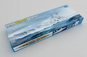 Trubač 05358 1/350 skala Njemački Bojni brod Bismarck 2020 model komplet novi