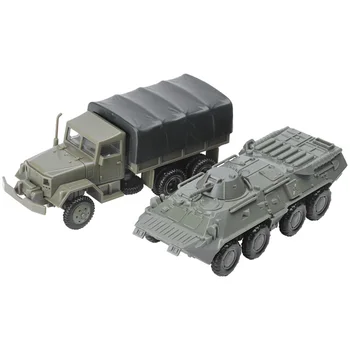U mjerilu 1:72 M35 BTR80 Vojni Kamion 4D Kotačima Oklopno Vozilo Bez Gume i Naplatka Model Vojni Pijesak Stol Igračke