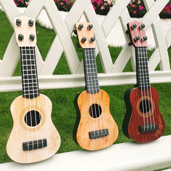 Ukulele Mini Gitara 4 Žice Klasična Gitara Igračka Glazbeni Instrumenti za Djecu Djeca Početnici Rano Obrazovanje Mala Gitara