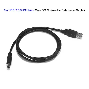 USB Kabel Dc 5 12 5,5 mm 2,1 mm Priključak Dc USB Produžni kabel 1 M Za Led Trake, Kontroler Baterija Power Bank