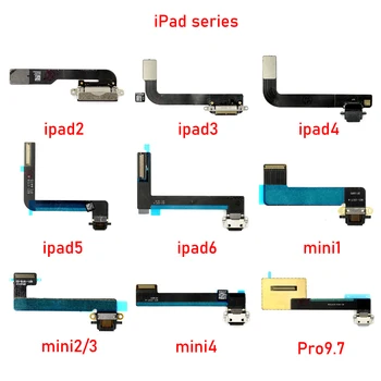 USB Priključak Punjača Fleksibilni Kabeli Za iPad 2 3 4 5 6 Air iPad Pro 9,7 A1673 A1566 A1538 Port za Punjenje Priključak priključne Stanice Za Prijenos Podataka Fleksibilan