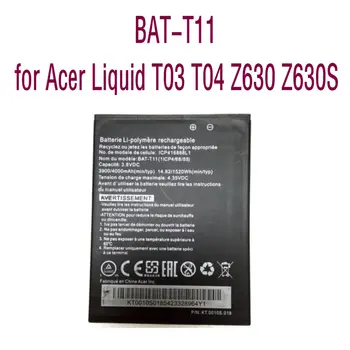Visokokvalitetna Smjenski Baterija je Litij-ionska baterija BAT-T11 za Acer Liquid T03 T04 Z630 Z630S Mobilni telefon 4000 mah
