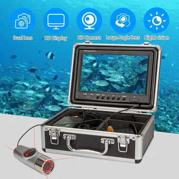 WF21 Dual kamere Prednji i bočni kamere Podvodna kamera sa koferom može snimati video s 9-inčni zaslon monitora