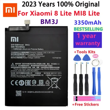 Xiao Mi je Original Bateriju Za Telefon BM3J Xiao Mi Za Xiao Mi 8 Lite MI 8 Lite Polimera Zamjenjiva Baterija velikog Kapaciteta 3350 mah S Besplatnim Alatima