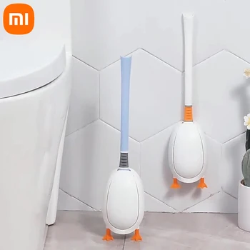 Xiaomi Silikonska Krunica Ronjenje Patka Skup Toaletne Četke Zid Stojeći S Dugom Ručkom Za Kupaonicu Duboko Čišćenje TPR Pribor