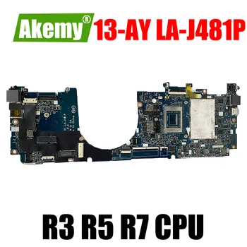 Za HP ENVY X360 13-AY 13-ay0510au Matična ploča laptopa R3-4300U R5-4500U R7-4500U GPR31 LA-J481P Radna funkcija