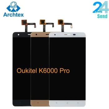 Za Originalni Oukitel K6000 Pro LCD zaslon na mobilnom telefonu LCD zaslon + zaslon osjetljiv na dodir Digitalizator sklop LCD zasloni + Alati 5,5 