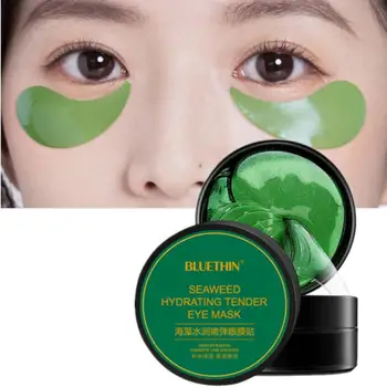 Zelene Alge Hidratizirati Zakrpe Za Oči Maska Za Oči Razrjeđivanje Tamne Krugove Vrećice Ispod Očiju, Uklanjanje Bora Izbjeljivanje Učvršćivanje Kozmetički Krpa Korejski