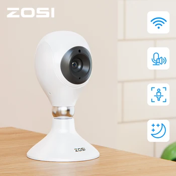 ZOSI 2K Osnovna WiFi Osnovna skladište Sigurnosti s 2-bend audio, Cloud pohrana i SD kartica, 3-Megapikselni 1080P Pametan Dječji Monitor, Kamera za kućne ljubimce Pse