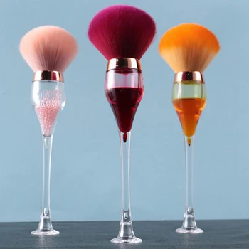 Čaša za Vino Kist za Šminkanje Soft Dizajn Noktiju Četka Za Čišćenje Prašine Pedikerski Alat